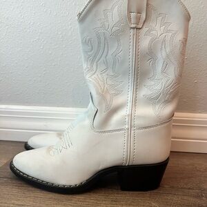 White Girls Western Boots